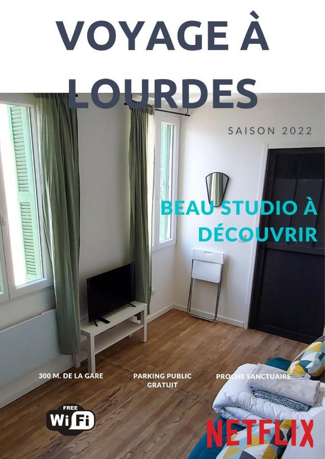 Studio Cosy Proche Gare Et Centre Ville Lourdes Exteriör bild